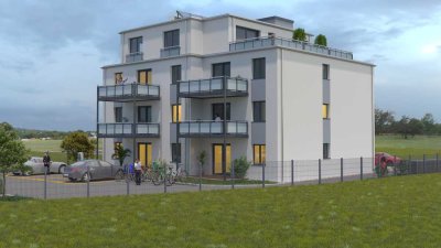 WE 10 Projekt Wohnglück mit 10 Wohneinheiten 3-Zimmer-Wohnung mit offenem Grundriss und Dachterrasse