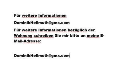 Für Informationen DominikHellmuth(a)gmx.com Helle 2-Zimmer Wohnung in Kiel-Ravensberg