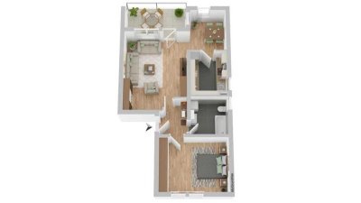 Top Kapitalanlage - vermietete 2-Zimmer Wohnung in bevorzugter Lage WE11