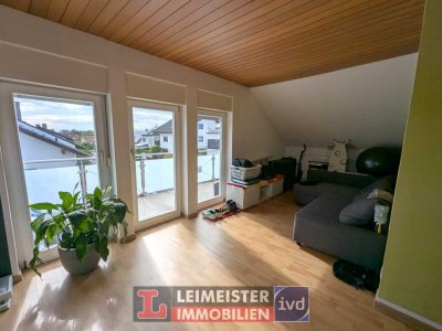 GEMÜTLICHE 3-ZIMMER-WOHNUNG MIT BALKON IN HAIBACH