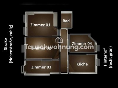 Tauschwohnung: Suchen schöne Wohnung mit sonnigem Balkon in ruhiger Lage