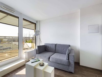 DIE ZIMMEREI | helle möblierte 2-Zimmer-Wohnung m. Balkon 2. Bezirk / furnished expat flat | XL Bude