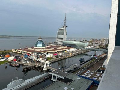 Wohnung mit traumhaftem Blick über die Weser