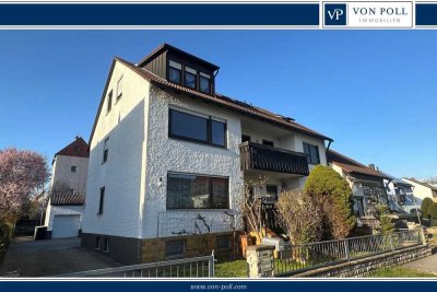 Großzügige und lichtdurchflutete Etagenwohnung mit Balkon und Garage