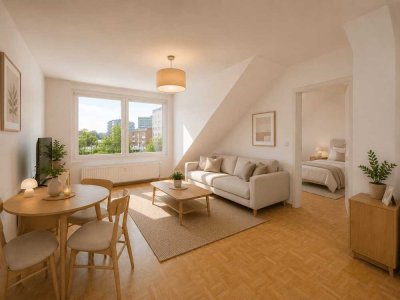 2 Zimmer mit Charme in Barmbek-Süd