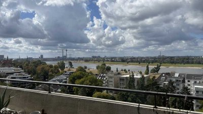 1 Jahr Untervermietung - Sternhaus, Ausblick über den Rhein - möbilierte Wohnung Düsseldorf-Golzhei