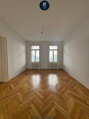 3,5-Zimmer-Altbauwohnung und Loggia