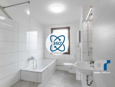 Du-Untermeiderich: umfassend sanierte, gut aufgeteilte 2,5 Zimmer-Wohnung mit Balkon