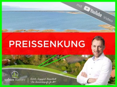 Boddenblick !! In erster Reihe unter Reet!