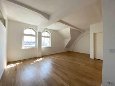 1-Raum Wohnung mit EBK - Stilvoll und zentrumsnah im Industriedenkmal "Alte Buchbinderei" !