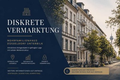 Diskrete Vermarktung - Mehrfamilienhaus in Düsseldorf Unterbilk