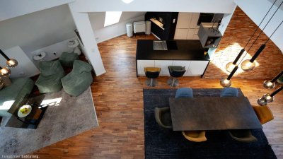 PENTHOUSE DER EXTRAKLASSE! 230m² Wohnluxus mit Galerie &amp; Traumterrasse!