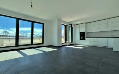 Erstbezug: Exklusives Penthouse im Neubau mit Terrasse und Tiefgarage