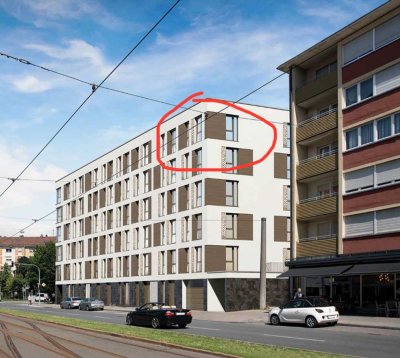 PARK LANE Neubau: Erstbezug helle 2-Zimmer-Wohnung mit Blick auf die Burg