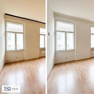 Südseitige 1-Zimmer-Wohnung mit Entwicklungspotenzial