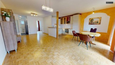 Barrierefreie 2-Zimmer-Wohnung mit Garten