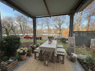 3-Zimmer-Wohnung mit Parkblick, Balkon und Tiefgaragenstellplatz in Leipzig-Nord