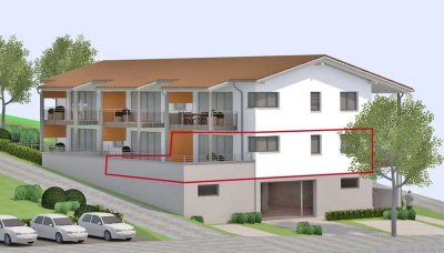 Neubau 3,5-Zimmer-Wohnung mit grosser Terrasse und 2 Parkplätzen