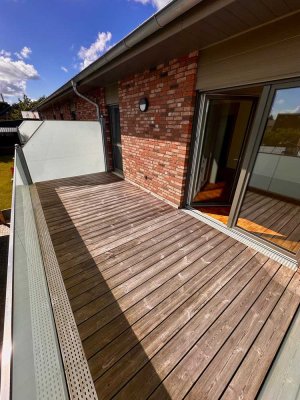 Helle 3-Zimmer-Wohnung mit sonnigem Balkon und Einbauküche in Hemmingstedt