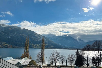 Ihr Logenplatz über dem Zeller See – 4 Zimmer mit Balkon und Traum-Panorama