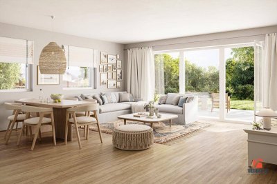 Top 4: 3-Zimmer-Gartenwohnung mit viel Freiraum