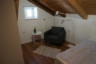 Voll möblierte geräumige 1-Zimmer-DG-Wohnung mit Einbauküche in Eichstätt