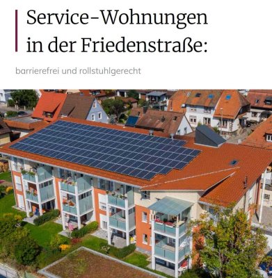 Barrierefreie 2 Zimmer-Wohnung für Senioren und Menschen mit Behinderung
