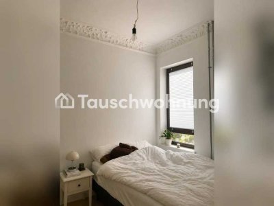Tauschwohnung: Biete drei Zimmer Wohnung mit Garten suche kleiner
