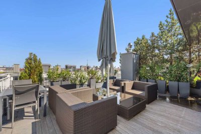 Luxus-Maisonette über den Dächern Münchens – mit Dachterrasse nahe Königsplatz