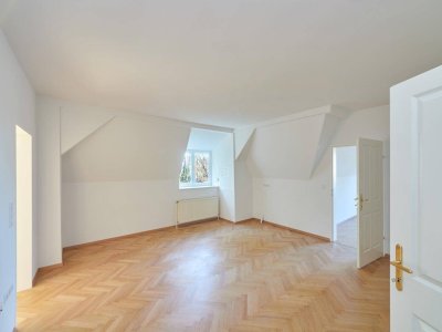 Naturnah wohnen nahe Lainzer Tiergarten – sanierte Dachgeschosswohnung