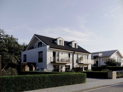 GEO Wohnbau | Neubau | Poing: Hochwertige Doppelhaushälfte am grünen Ortsrand