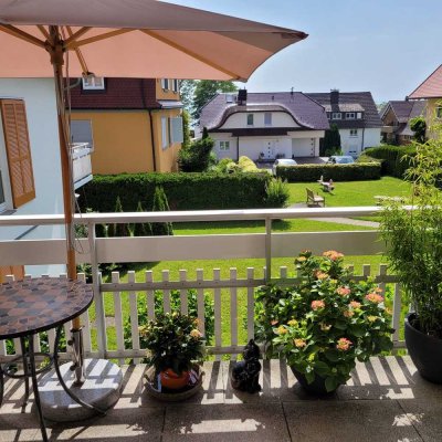 Seenahe 2-Zimmer Wohnung mit Balkon und EBK in Nonnenhorn