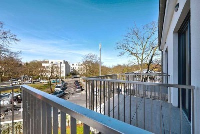 Elegante 2-Zimmer-Etagenwohnung im Erstbezug – Fußbodenheizung, Einbauküche und Balkon
