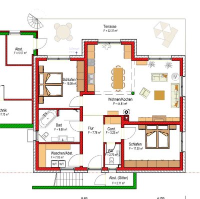 3-Zimmer-Neubau-Wohnung mit EBK in Renshausen