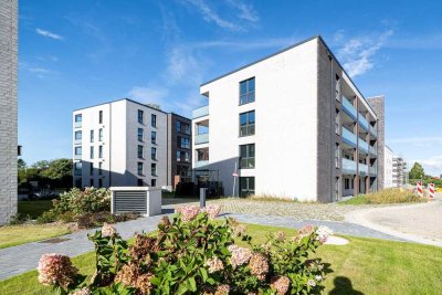 Wohnquartier - MUMMSCHE KOPPEL:
Wohnen zwischen Campus & Innenstadt
Moderne 3-Zimmerwohnung/EG