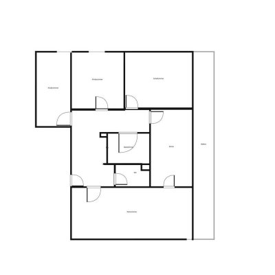 Familien aufgepasst: modernisierte 4-Zimmer-Wohnung mit Balkon sucht neue Bewohner