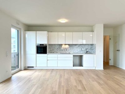 Neubau-Erstbezug mit Einbauküche - hochwertige 3-Zimmer-Wohnung im VIERZIG549