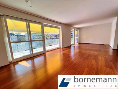 Wöhrder See! Barrierefrei! Ansprechende 3-Zi.-ETW mit 16 m² Südbalkon, 2 Bäder + TG!