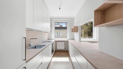Rooftop ruft: "Terrasse 73m2, Balkon 16m2, die top sanierte Wohnung 90m2!"