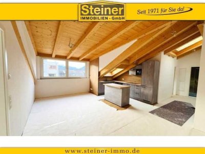 3-Zimmer-Dach-Studio-Wohnung, LIFT, EBK, Keller, Kachelofen-Anschluss, TG-Platz a. W.