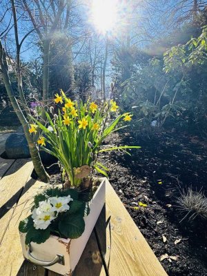 VORANKÜNDIGUNG - modernes Garten-Idyll in Solln - lichtdurchflutete 2,5 Zi.-Wohnung in top Zustand