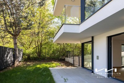 Traumhafte 3 Zimmer Gartenwohnung: Erstbezug in absoluter Ruhelage