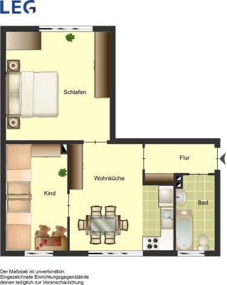 Demnächst frei! 3-Zimmer-Wohnung in Düsseldorf Hassels
