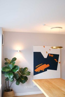 Luxus Teilmöblierte 2-Zimmer Loftstil Neubau mit EBK und TG