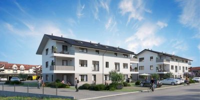 NEUBAU - Eigentumswohnungen in Untersiemau! Moderne Wohnungen im Dachgeschoss mit Balkon und Parkpla