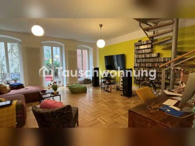 Tauschwohnung: Maisonette mit Garten nahe Chamissoplatz gg größere Wohnung