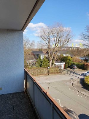 Appartment mit Blick auf das Stadion