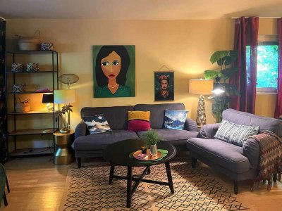 Provisionsfrei Top Möbliertes 1 Zimmer Apartment am Schlachtensee mit Terrasse und Garten