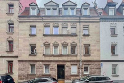 Viel Raum zur Entfaltung: 4-Zimmer-Wohnung mit Balkon in Nürnberg-Gostenhof