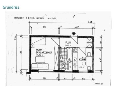 Süße Single-Wohnung direkt am Neckar mit Stellplatz (optional)